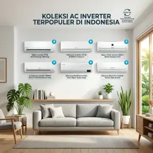 Merek dan Model AC Inverter Populer di Indonesia