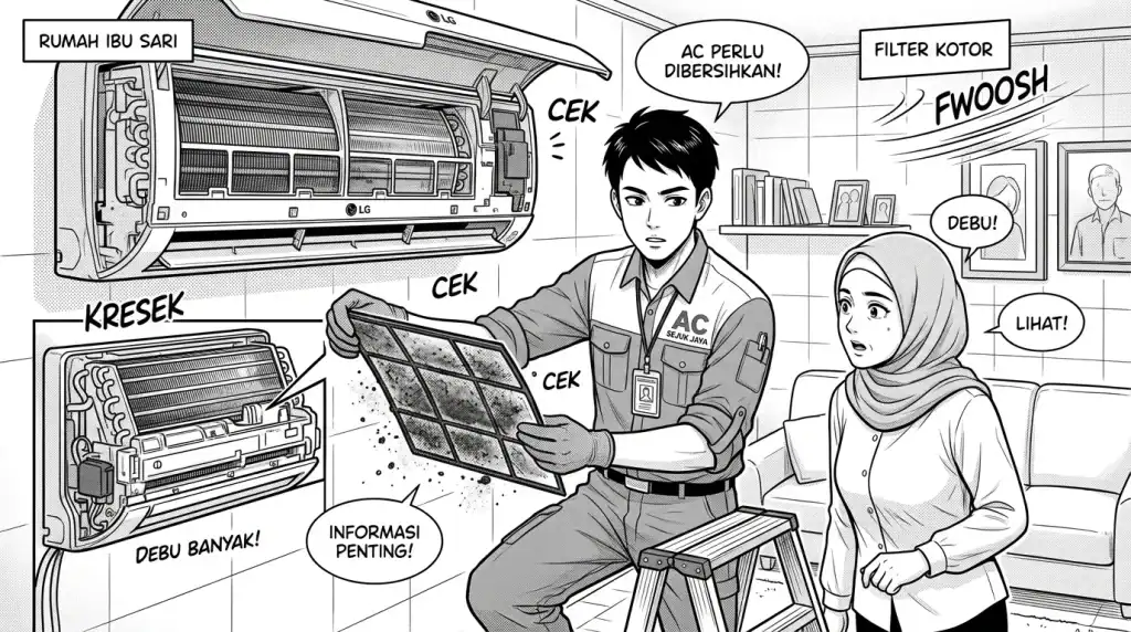 Udara AC Tidak Lagi Dingin Seperti Biasanya